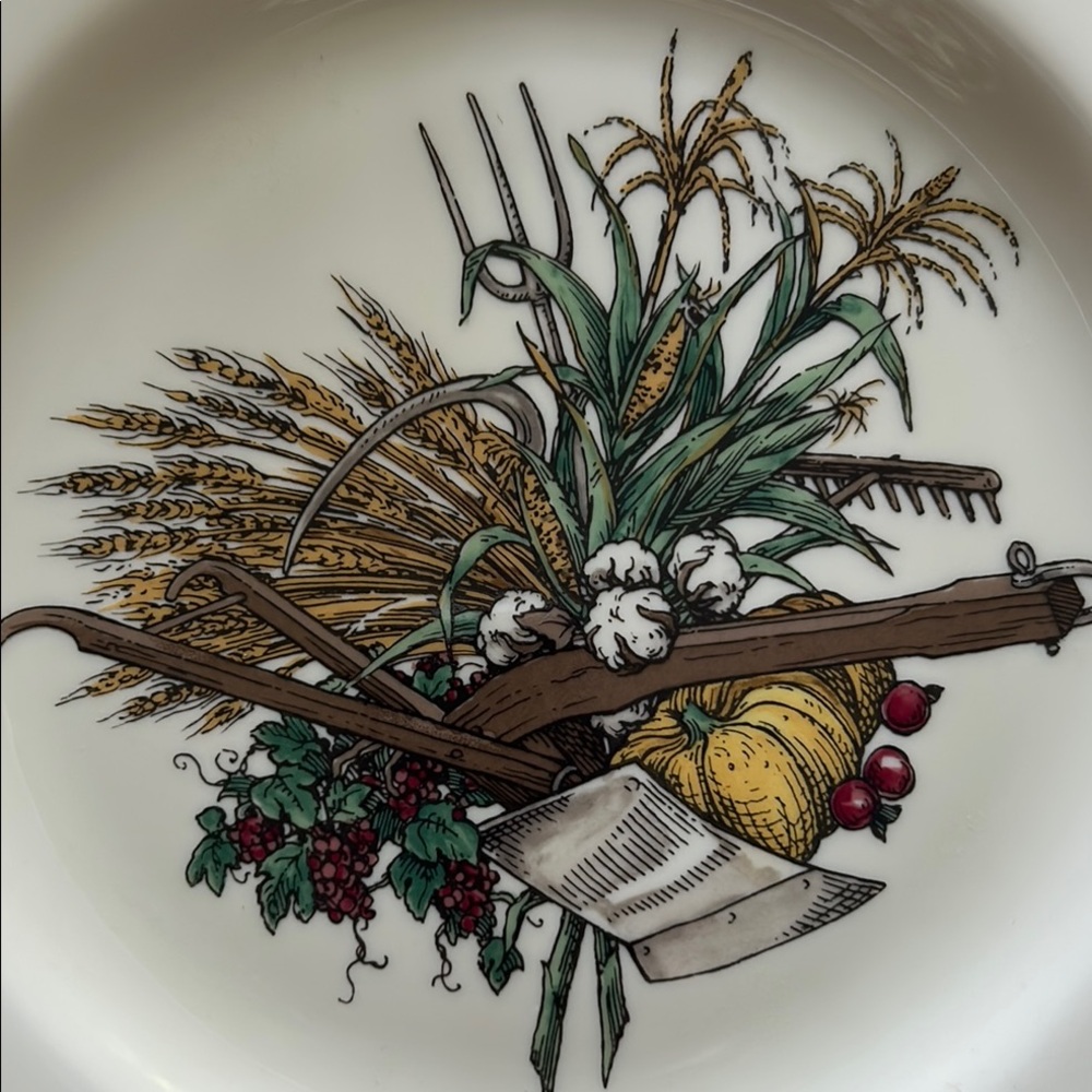 VINTAGE 1990 Tiffany & Co. American Farm Bureau Collector Plate - Picture 4 of 6